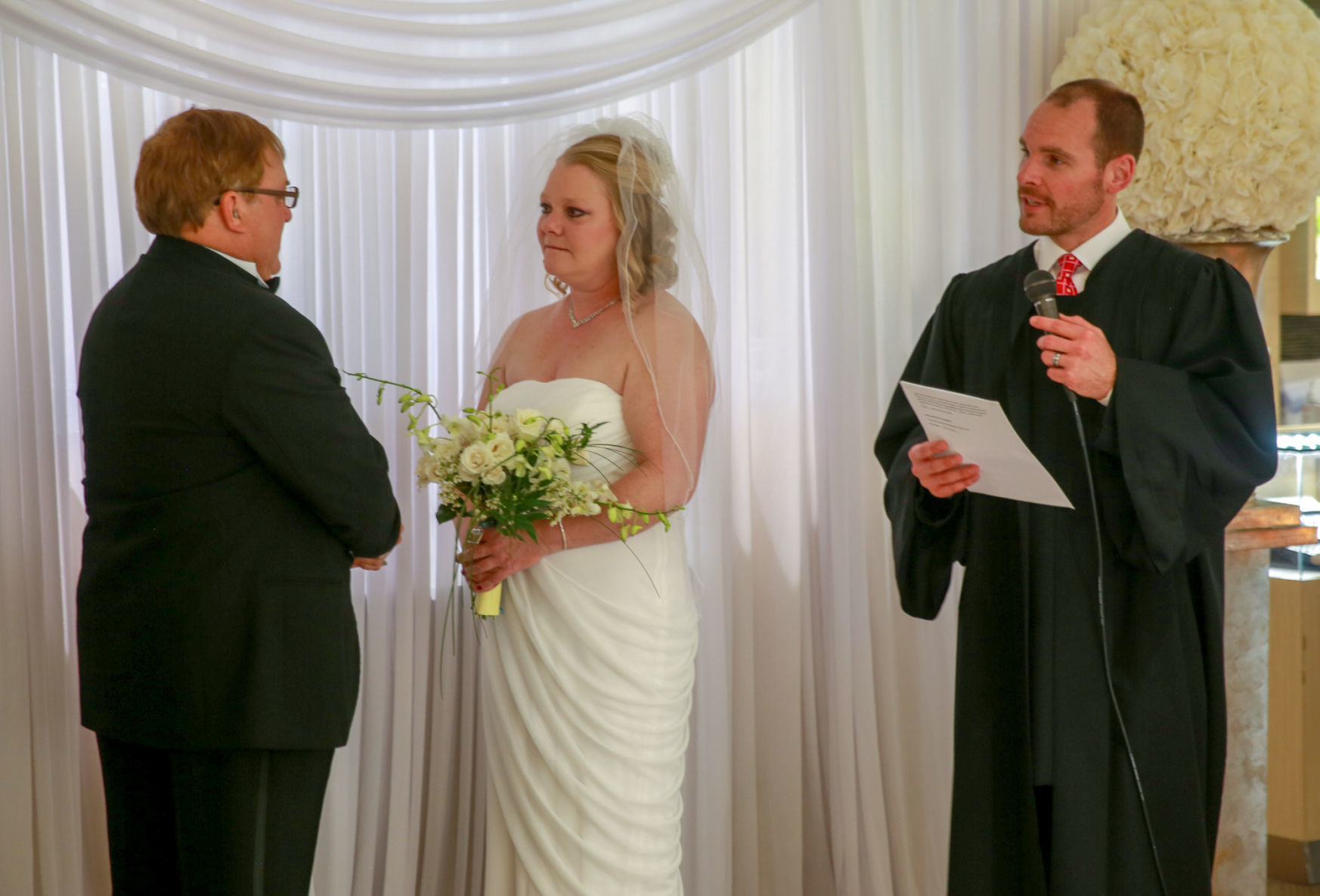 Valentine's Wedding at Albert's Diamond Jewelers